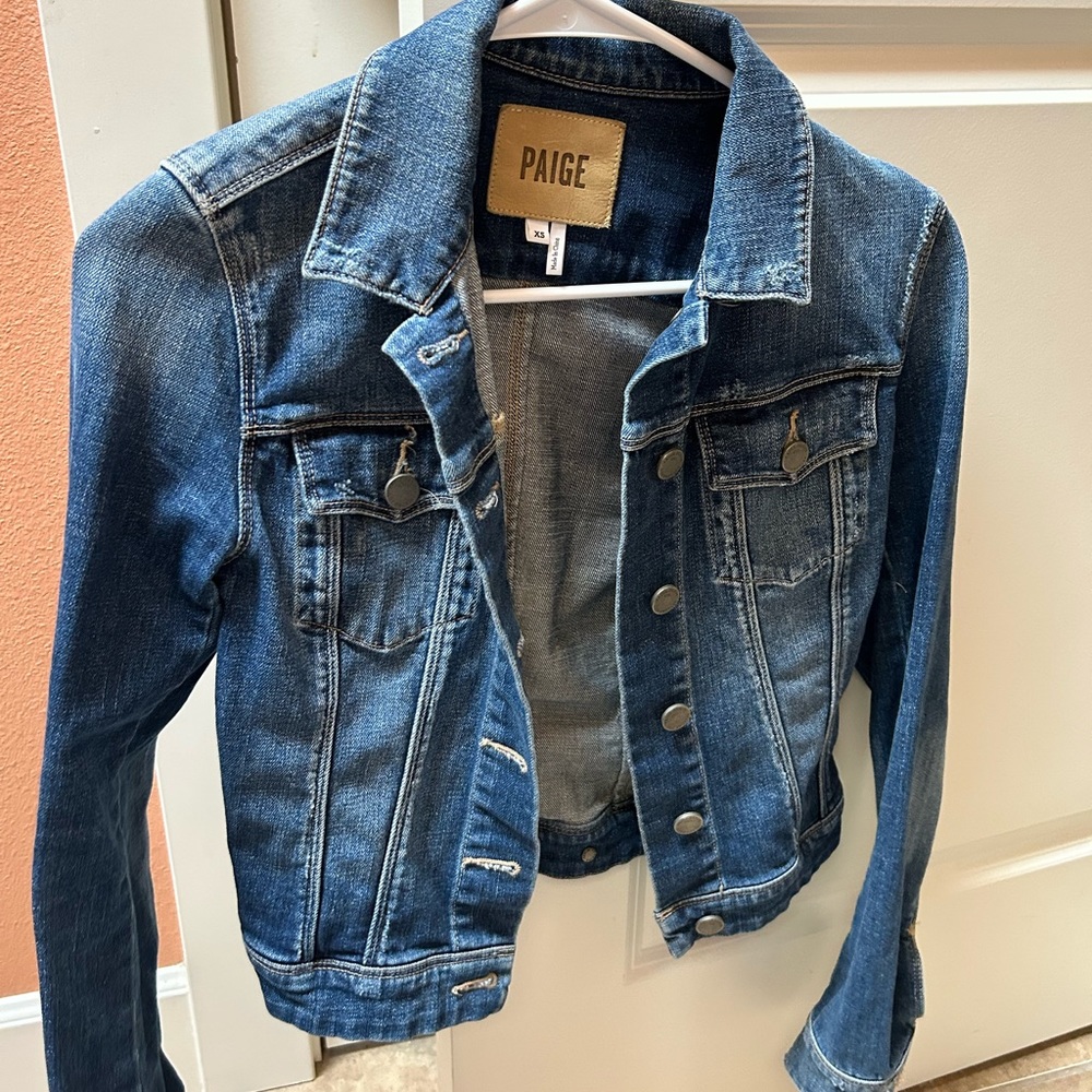 Paige denim jacket xs